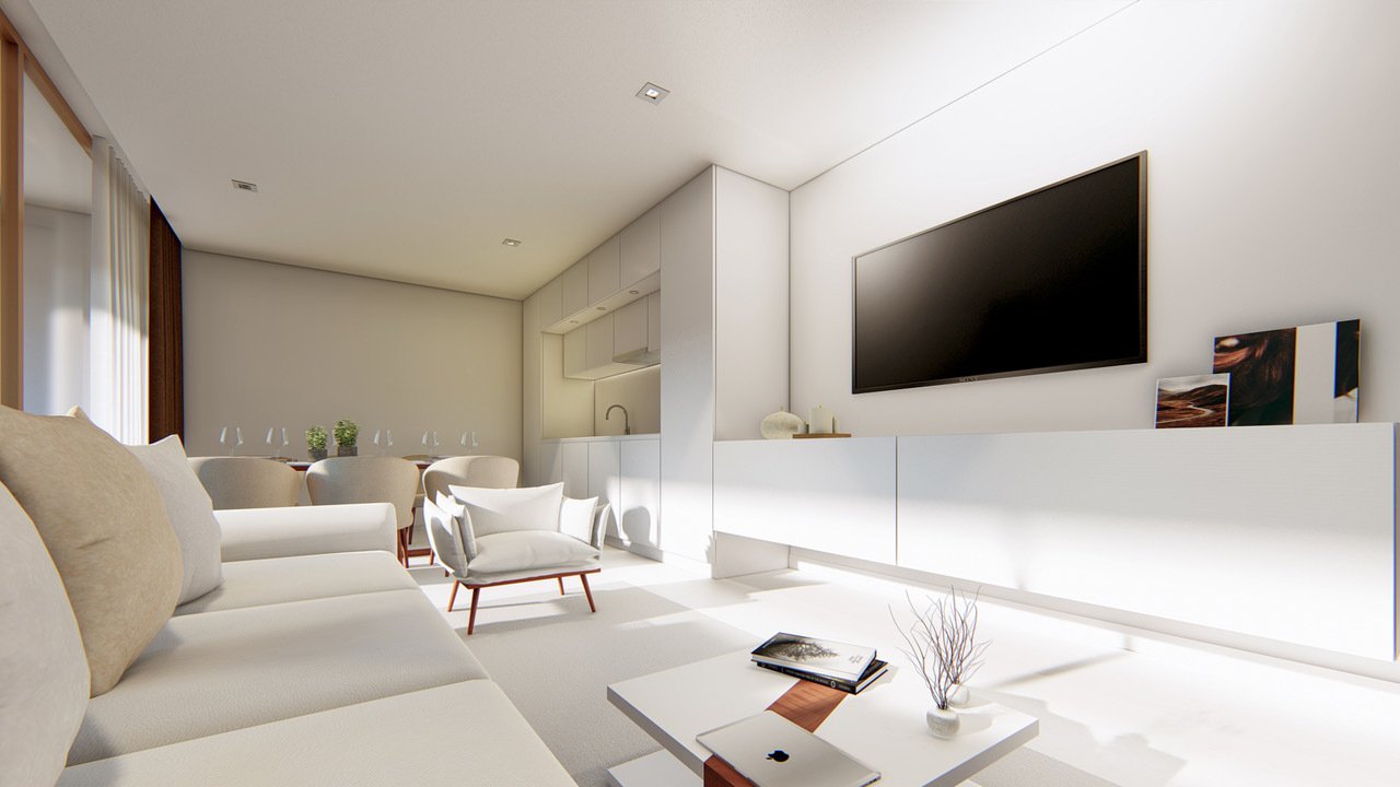 Appartement+LuzOcean+Palmyra+-+Salon+et+Cuisine+ouverte+