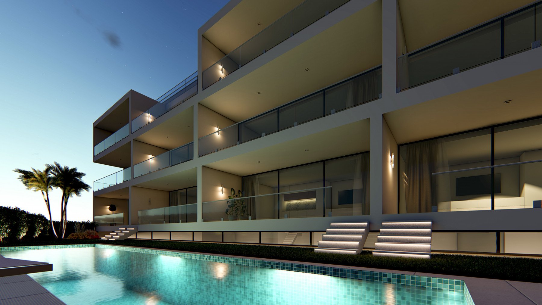 Appartement+LuzOcean+Palmyra+-+Vue+Exte-rieure+la+Nuit