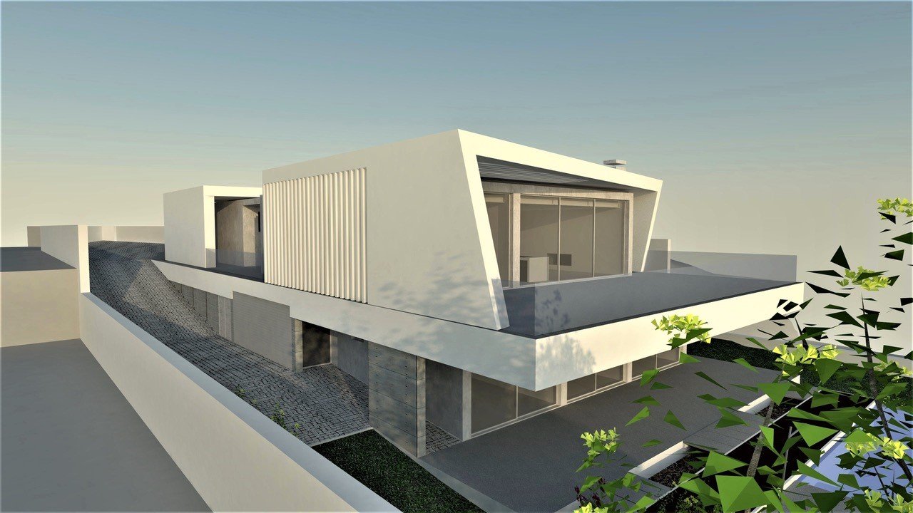 Villa+moderne+projetction
